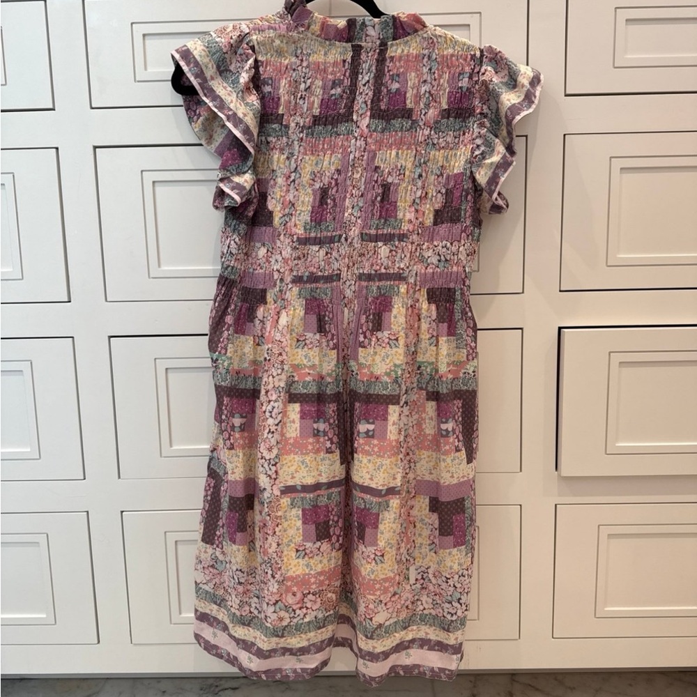 Sea New York smocked/quilted print dress - Picture 5 of 5